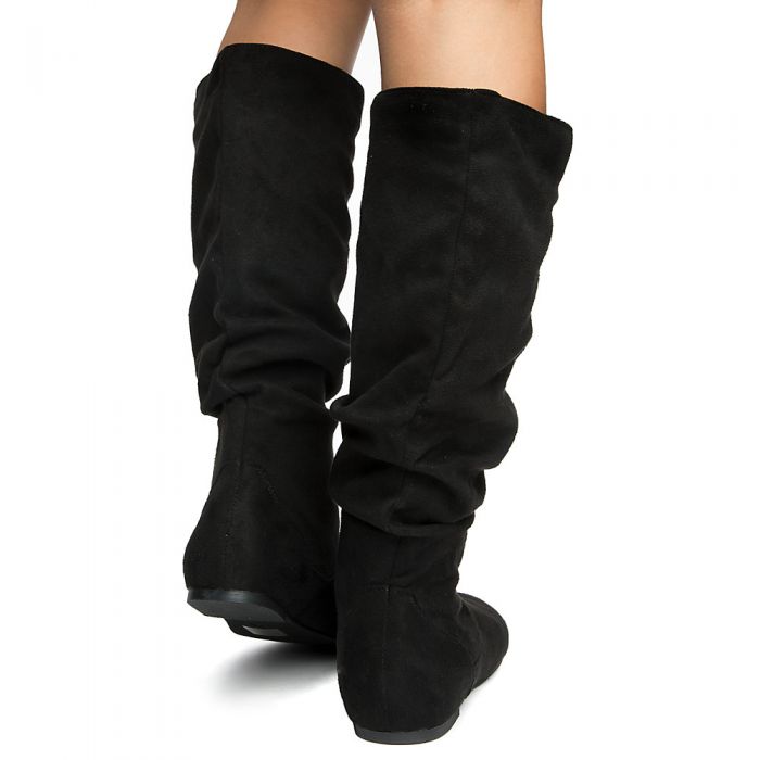 Woman's Kalisa-124 Knee High Boots BLACK