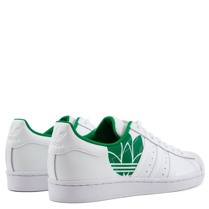 superstar white green