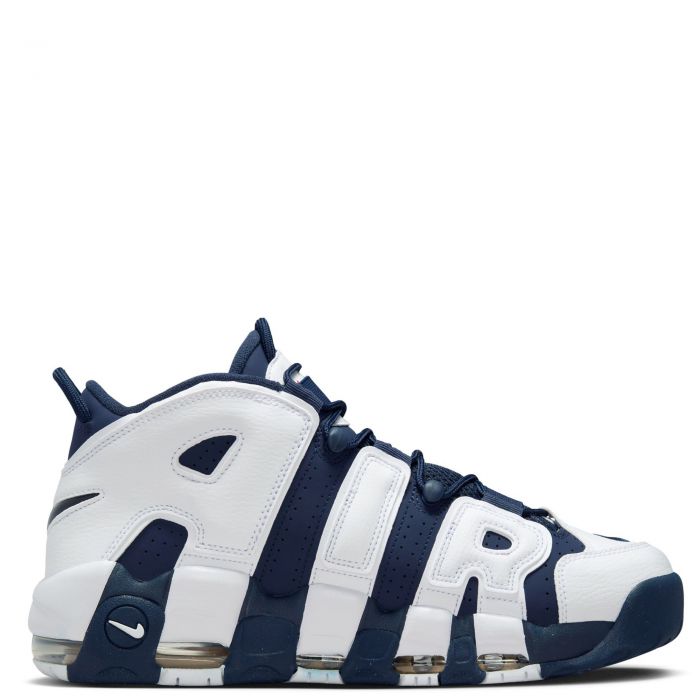 Air More Uptempo '96 White/Midnight Navy-Metallic Gold