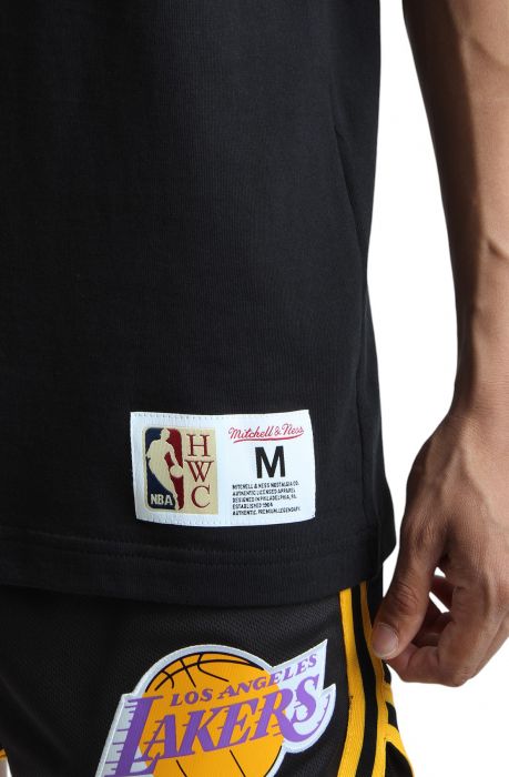 NBA Lakers Training Day Vintage T-Shirt  Black