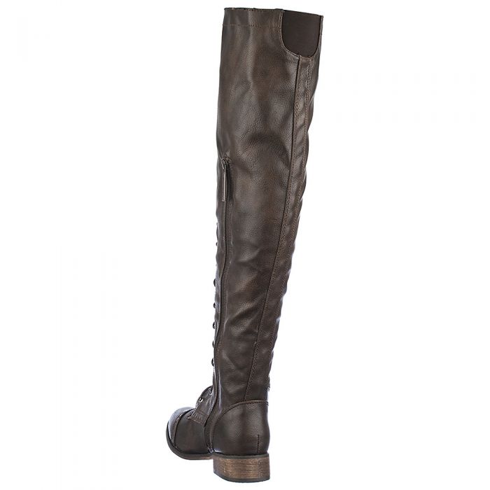 Thigh-High Boot Clayton-91 Brown