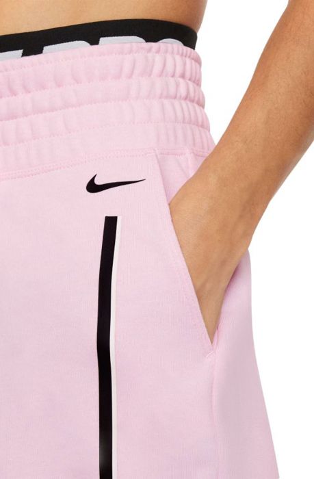 black and pink nike pants