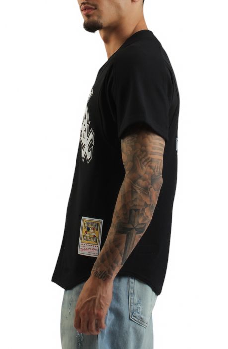  Frank Thomas Black Chicago White Sox 2005 Authentic Batting Practice Jersey Black