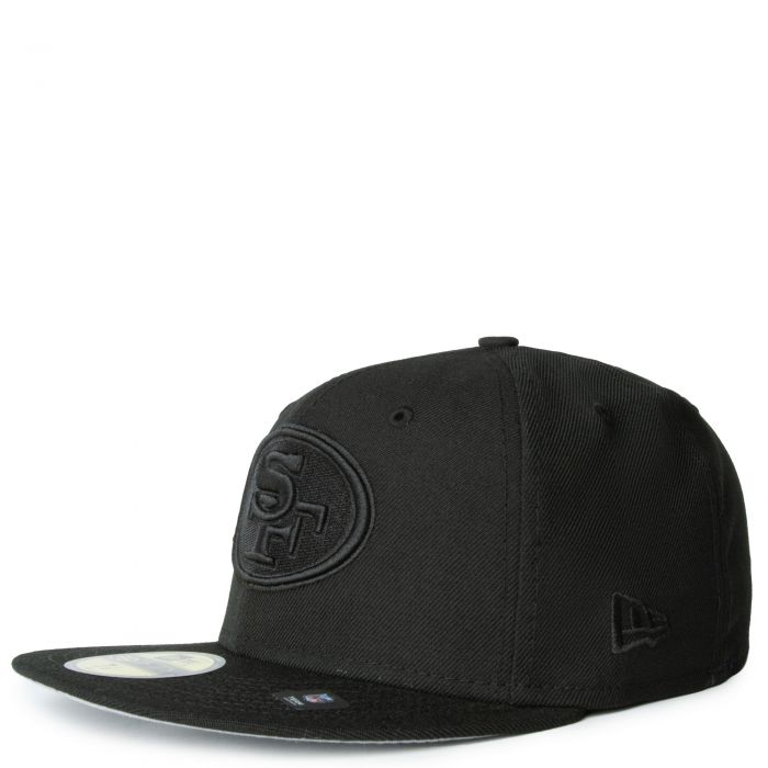 San Francisco 49ers 59Fifty Fitted Black on Black