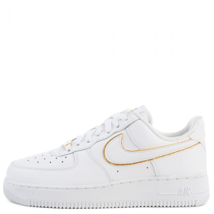 white and gold air force 1 womens