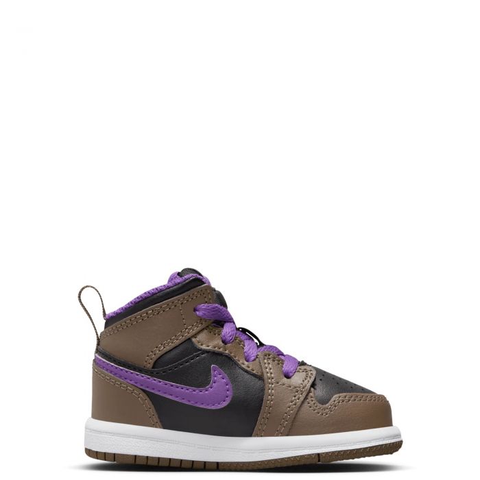 Toddler Jordan 1 Mid Palomino-Wild Berry-White