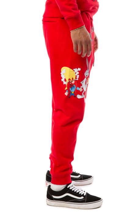 Frenemies Fleece Joggers Red