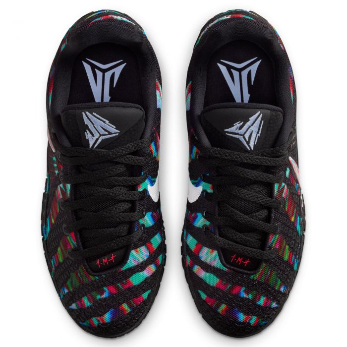 Grade-School Ja 3 'King Of The Court' Black/White-Bright Crimson-Cobalt Bliss