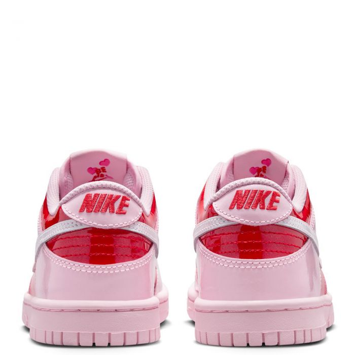 Grade-School Nike Dunk Low Pink Foam/Summit White-Lt Crimson