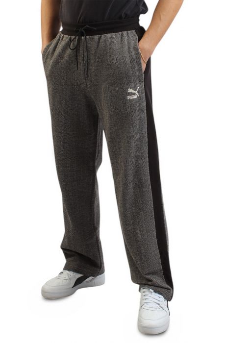 T7 RELAXED TRACK PANTS PUMA Black/Alpine Snow