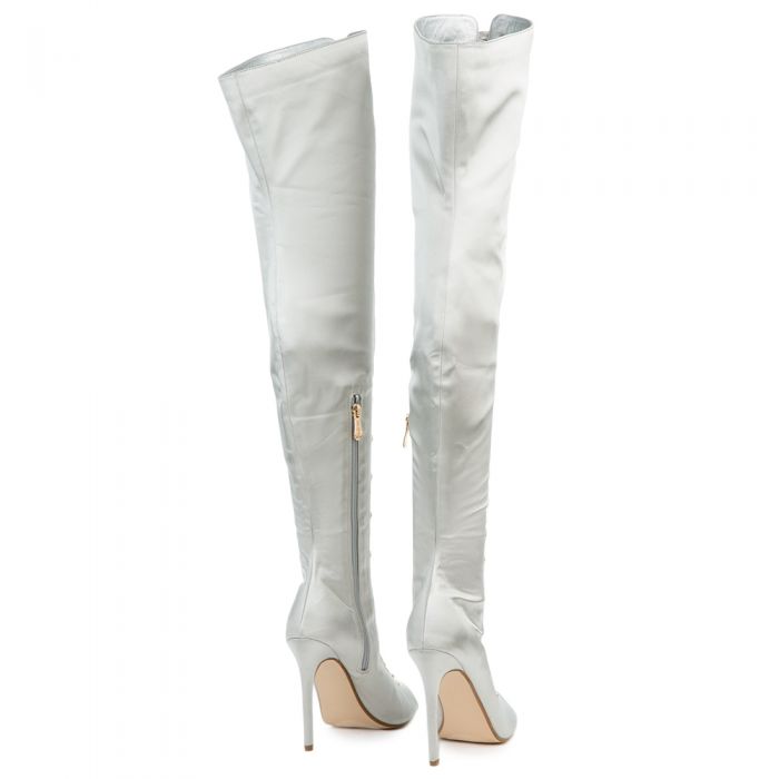 Cape Robbin Olga-26 Women's Gray High Heel Boot GRAY