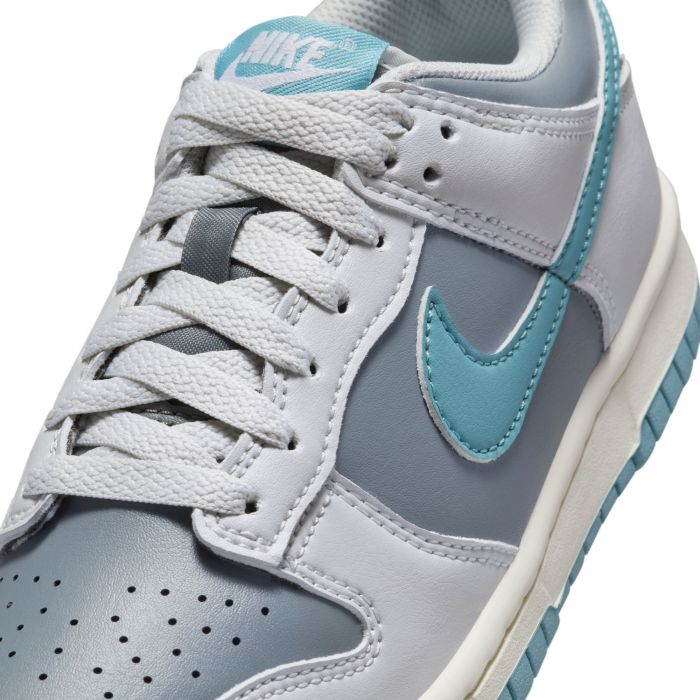 Grade-School Nike Dunk Low Photon Dust/Denim Turq-Smoke Grey-Sail