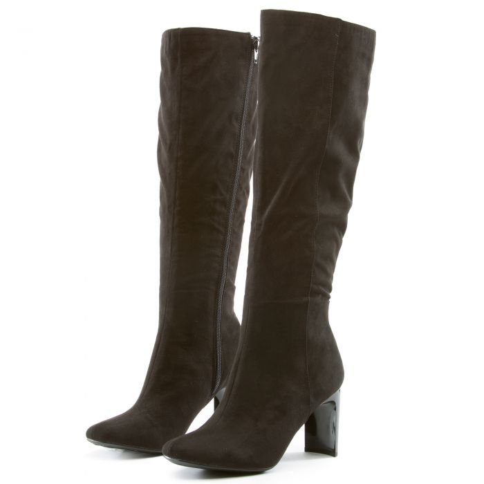 Cup-03 Knee High Boots Black