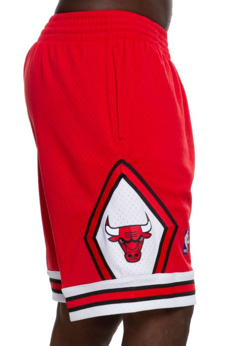 Chicago Bulls Swingman Shorts Raptors Red