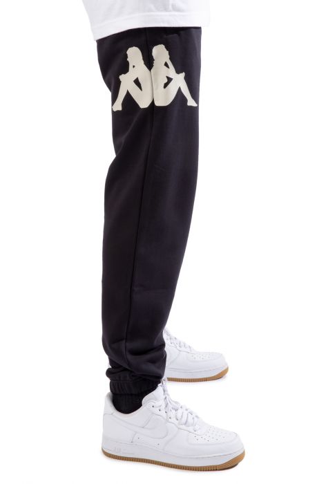 Authentic Coevorden Sweatpants Black Smoke-Orange Salmon-Grey Oyster