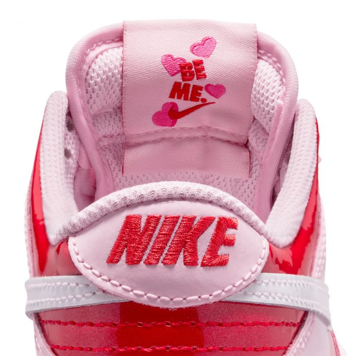 Grade-School Nike Dunk Low Pink Foam/Summit White-Lt Crimson
