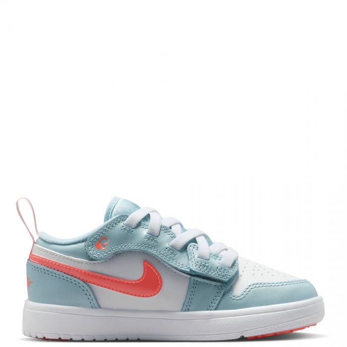Pre-School Jordan 1 Low ALT SE Ocean Bliss/Atomic Pink-White