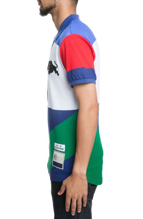 The USA Crew SS Polo in Flag Multi Multi