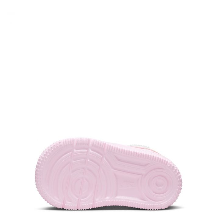 Toddler Nike Force 1 White/Pink Foam- Elemental Pink