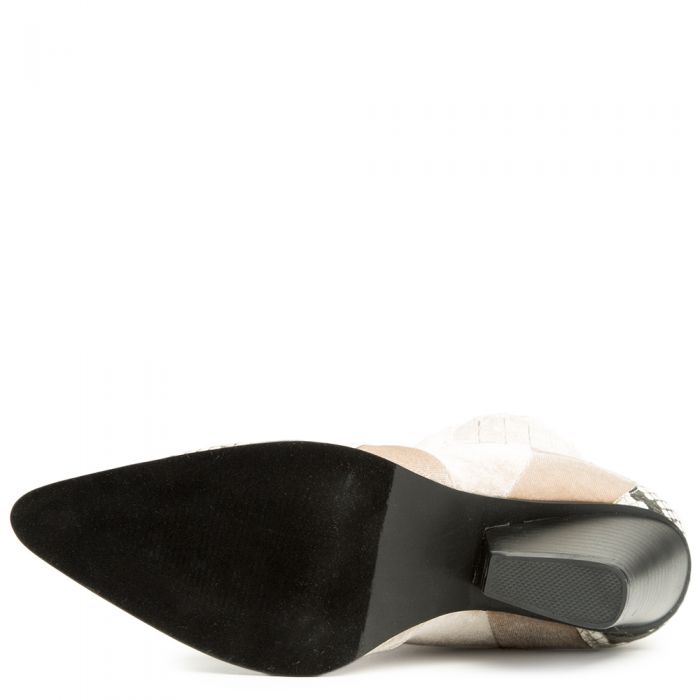 Cape Robbin Kelsey-5 Snake Women's Bootie Snake Brown