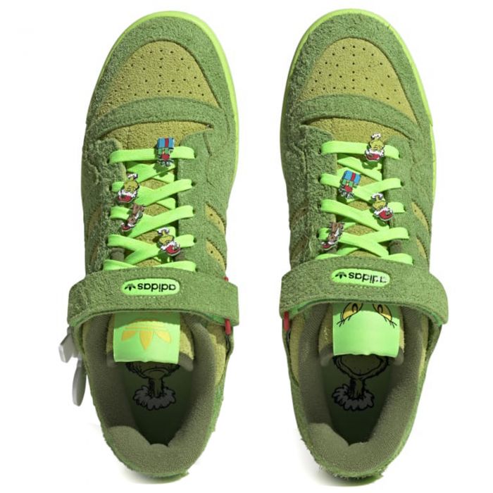 adidas forum low the grinch solar green