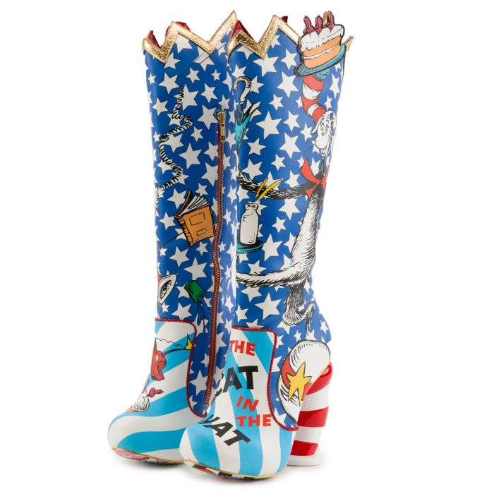The Cat In The Hat Boots Blue/White