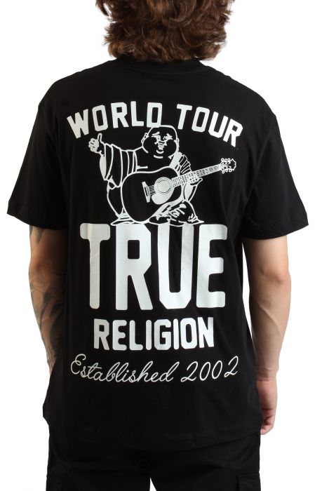 Patch Buddha T-Shirt  Black