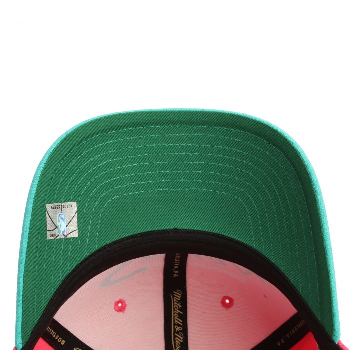 NBA San Antonio Spurs 2 Tone 2.0 Pro-Crown Snapback  Pink/Turquoise