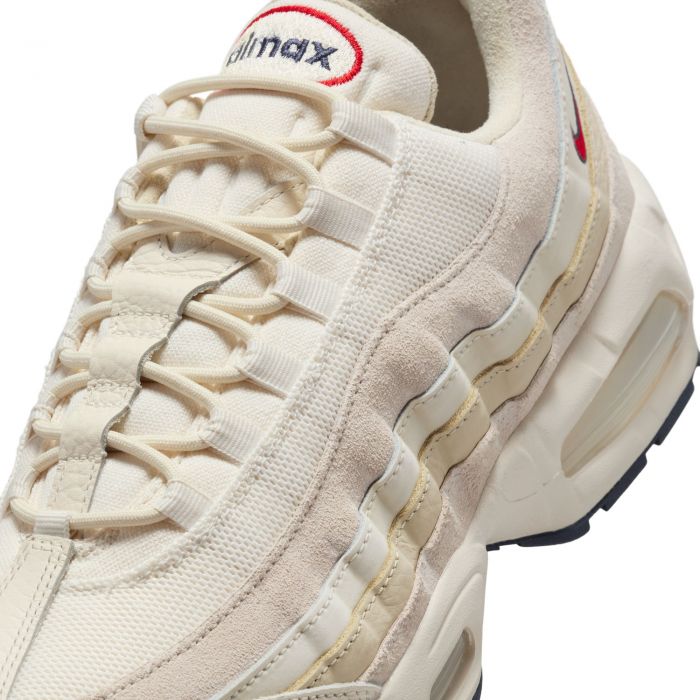 Air Max 95 OG Pale Ivory/University Red-Lt Khaki-Sail