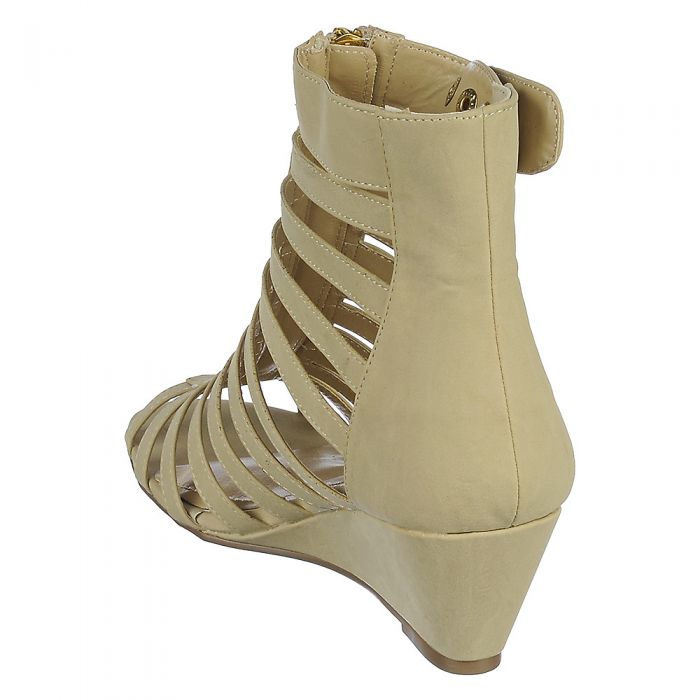 138 Wedge Sandal Beige