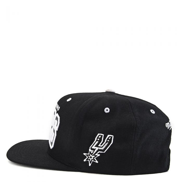 San Antonio Spurs Snapback Black/White/Grey