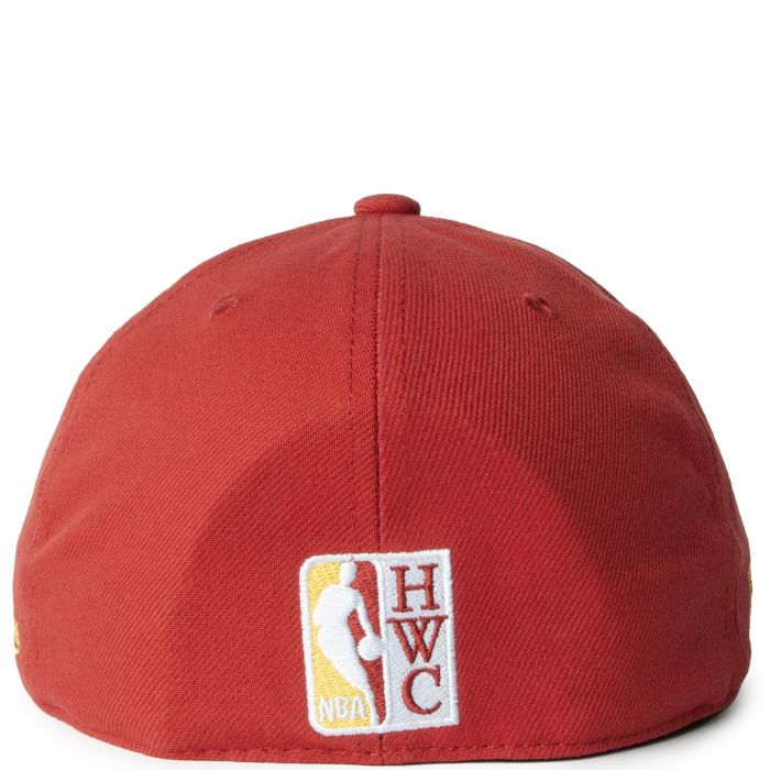 Logo History Fitted HWC Houston Rockets Snapback Red