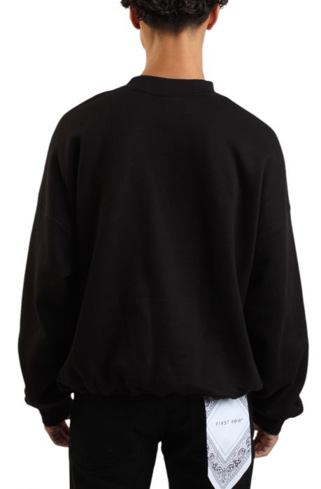 NBA Throw Down Crew Neck HWC Bulls Black