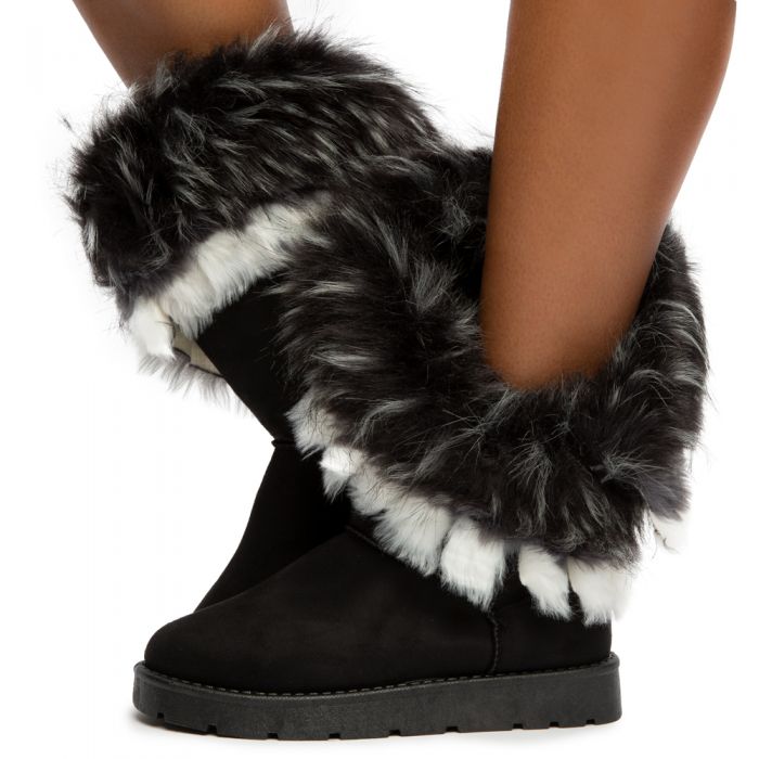 cute fluffy boots