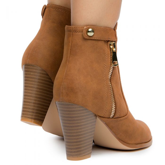 ELEGANT Women's Malena-2 Ankle Boot MALENA-2/COGNAC - Shiekh