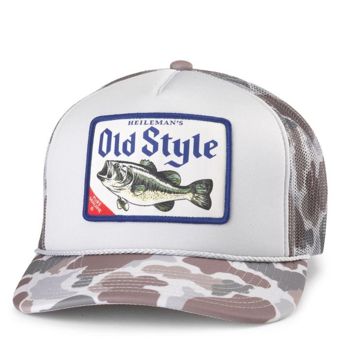 Mallard Foamy Old Style Hat Grey Camo