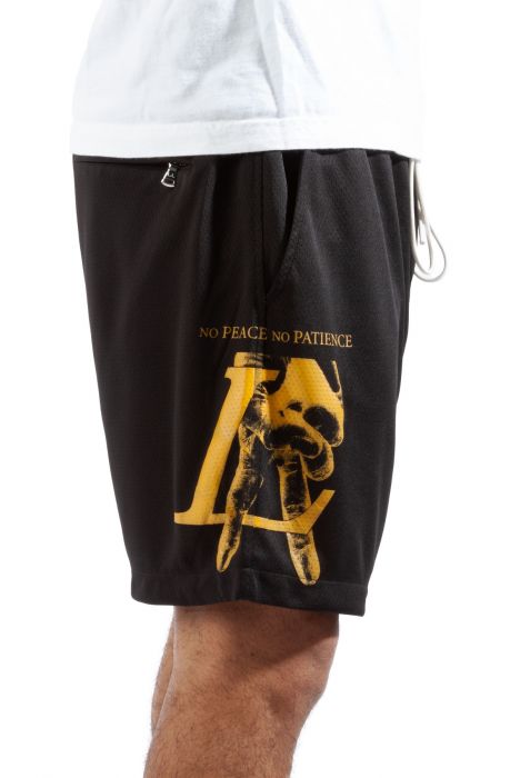 Virgil LA Basketball Shorts Black/Yellow