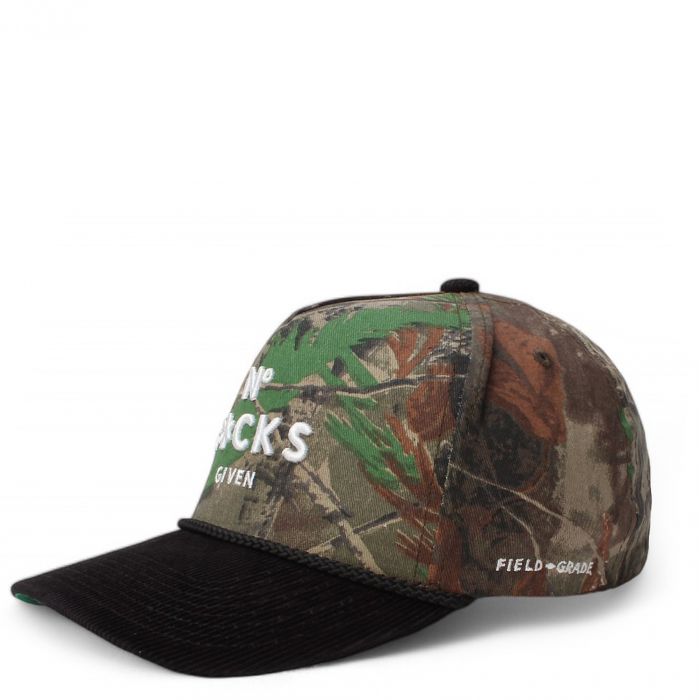 Respectfully Corduroy Snapback Black/Camo