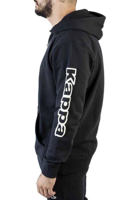 Logo AVO Hoodie Black-Beige-Black Smoke