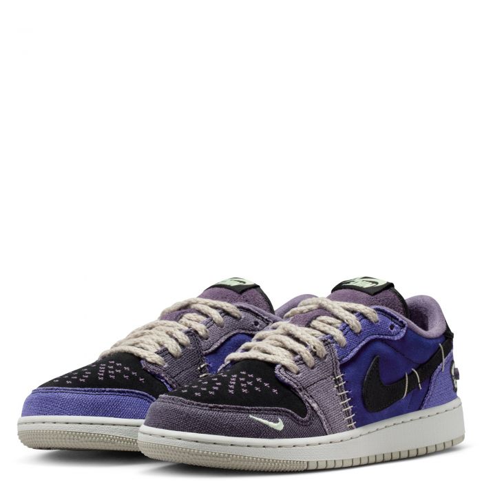 (GS) Zion Williamson x Air Jordan 1 Retro Low OG Voodoo Alternate Regency Purple/Vapor Green-Black