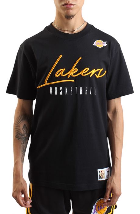 NBA Lakers Training Day Vintage T-Shirt  Black