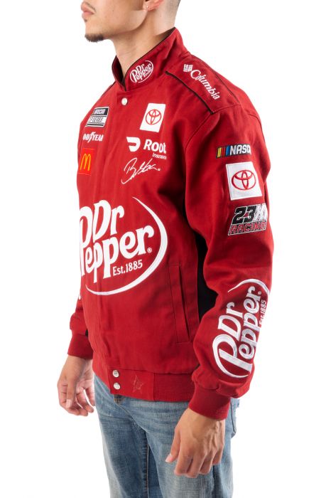 JH DESIGN Dr. Pepper Racing Jacket BW0303DR21-BUR - Shiekh