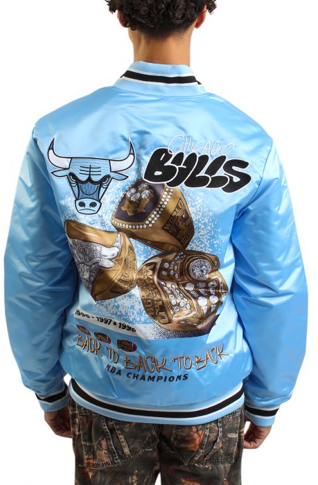 NBA Throw Down Jacket Light Blue