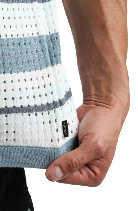 Feldman Sweater Shirt Citadel Blue / White