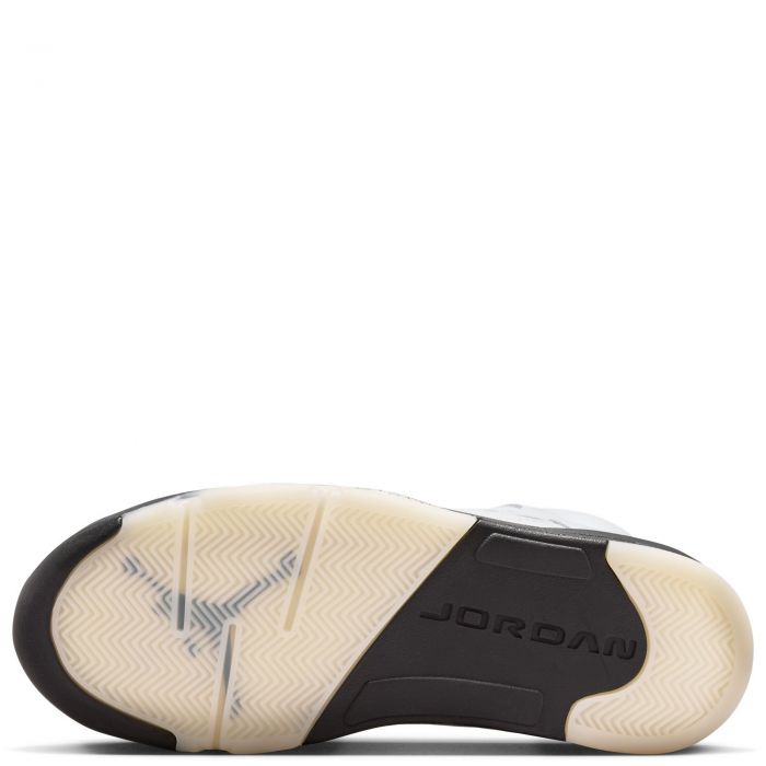 Air Jordan 5 Retro White/Black-Sail-Metallic Silver