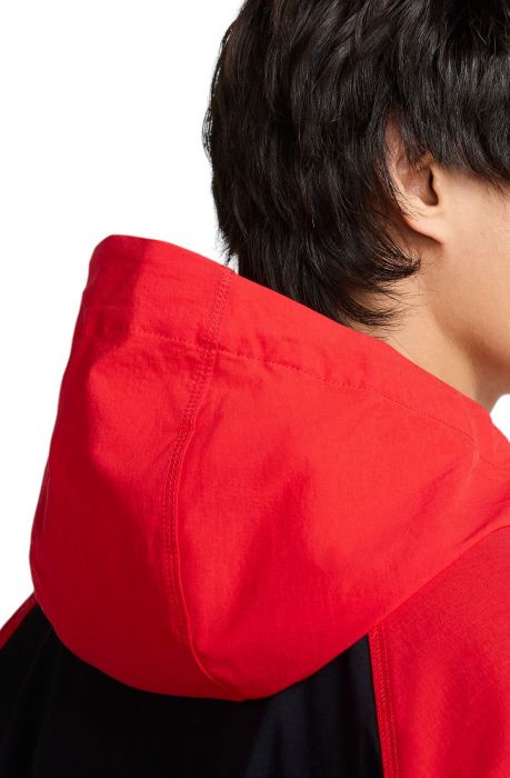  Tech Woven Jacket BLACK/LT CRIMSON/BLACK