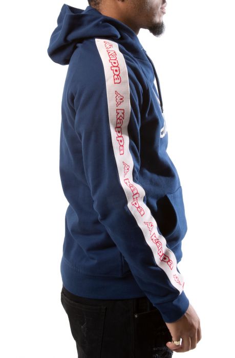 Logo Tape Apet 2 Hoodie Blue Navy-Pink Lt-Red Cherry