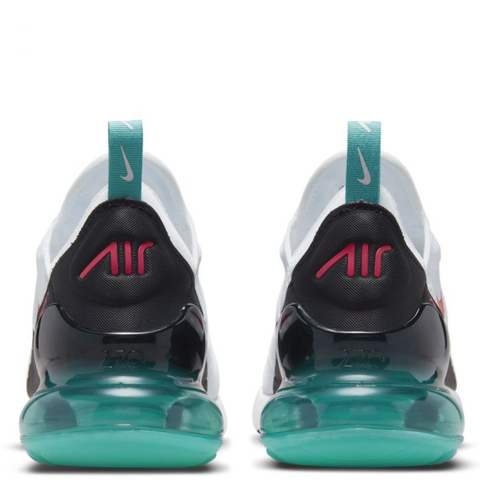 Air Max 270 T  White/Rush Pink-Washed Teal-Black