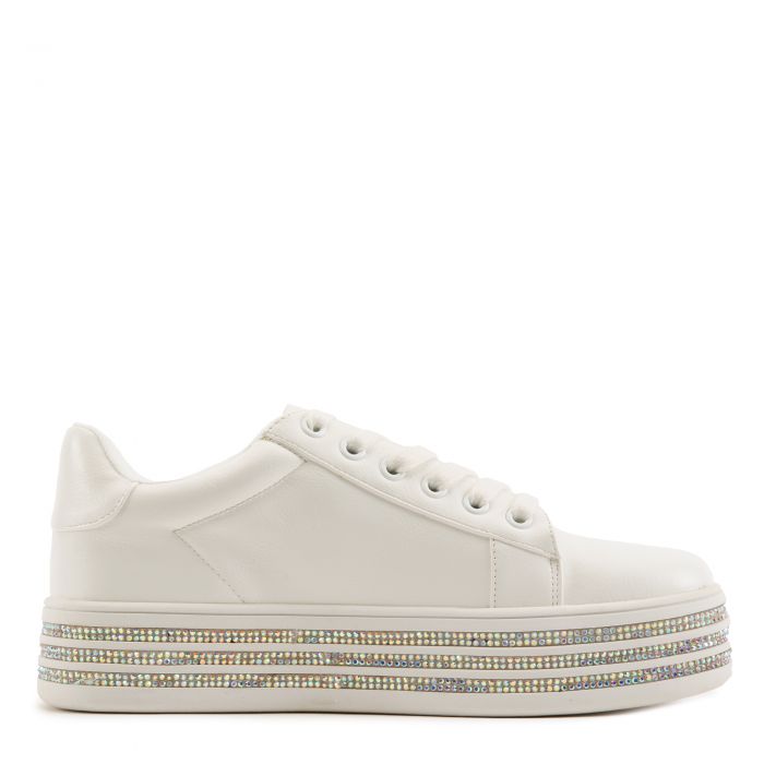 Como-4 Platform Sneakers White
