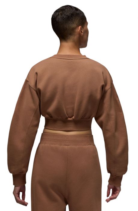 Cropped Sweatshirt Archaeo Brown